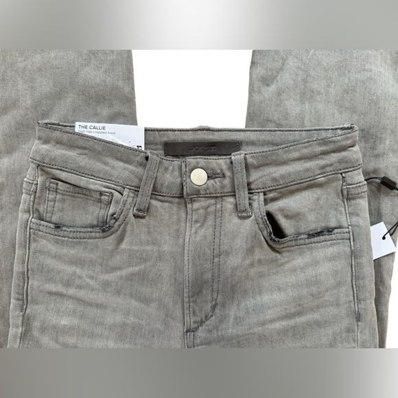 JOE’S JEANS THE CALLIE HIGH RISE CROPPED BOOTCUT GREY NWT - Picture 4 of 9